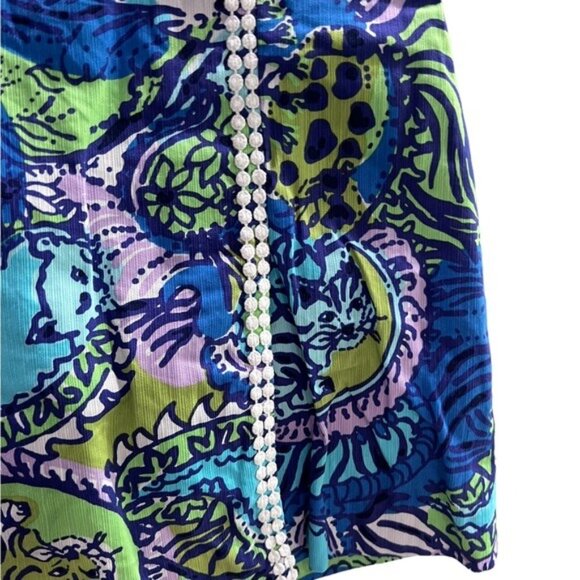 Lilly Pulitzer Jesse Romper Catitude Print - Picture 5 of 9